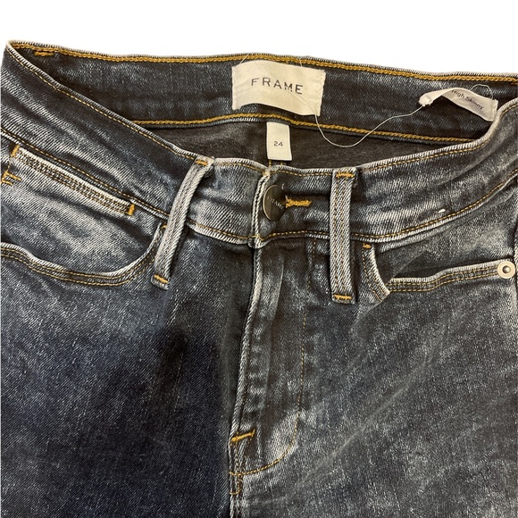 Frame denim black skinny jeans - Picture 4 of 4